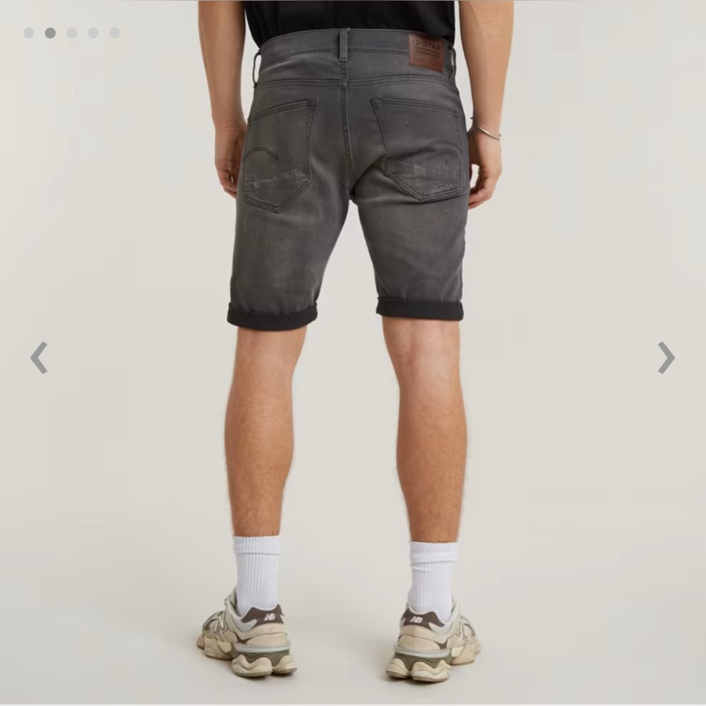 G-Star Raw 3301 Slim Denim Shorts - Picture 3 of 11